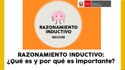 Minedu Razonamiento Inductivo Qu Es Y Por Qu Es Importante