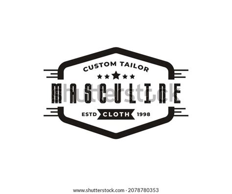 21 467 Masculine Logo Gambar Foto Stok And Vektor Shutterstock