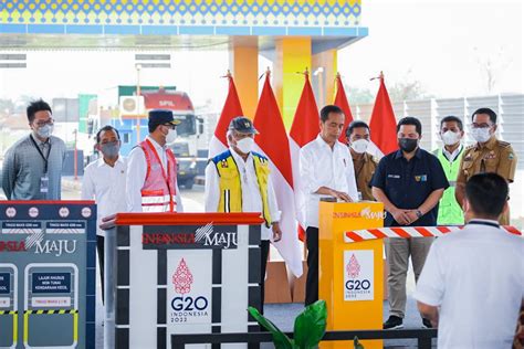 Presiden Jokowi Resmikan Tol Cibitung Cilincing Dan Serpong Balaraja