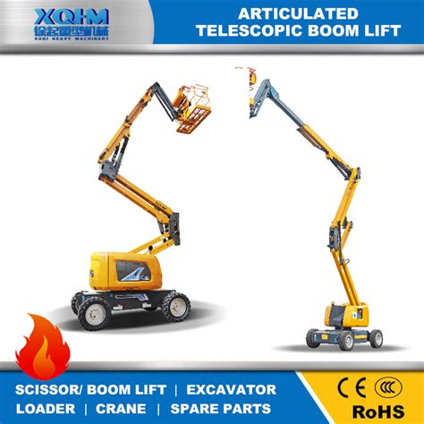 small  folding portable articulated boom lift xgaac electrical