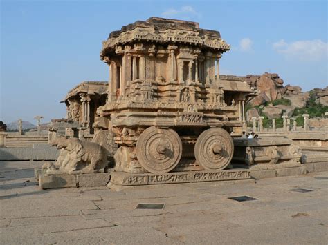 Stone Chariot Hampi Karnataka India International Travel News