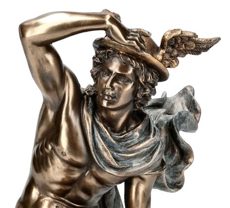 Hermes Bronze Statuehermes Bronze Sculpturegreek Gods Etsy