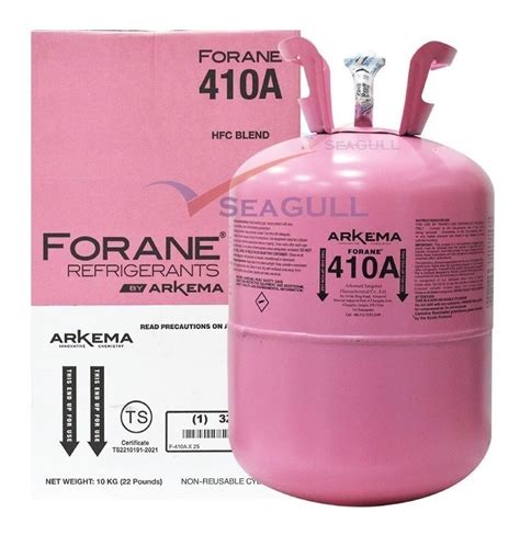 Gas R410a R 410a R 410 Forane Refrigerants Arkema Split Usa Mercado Livre