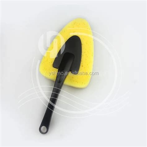 Wave Shaped High Efficiency Sponge Triangle Shaped Car Washing Sponge