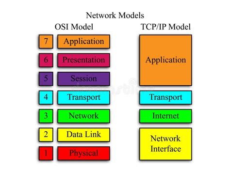 Bridge And Switch Osi Network Model Stock Illustration Illustration