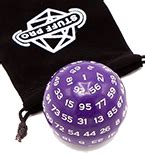 Кубик D100 фиолетовый с мешочком - обзор, отзывы, фотографии ...