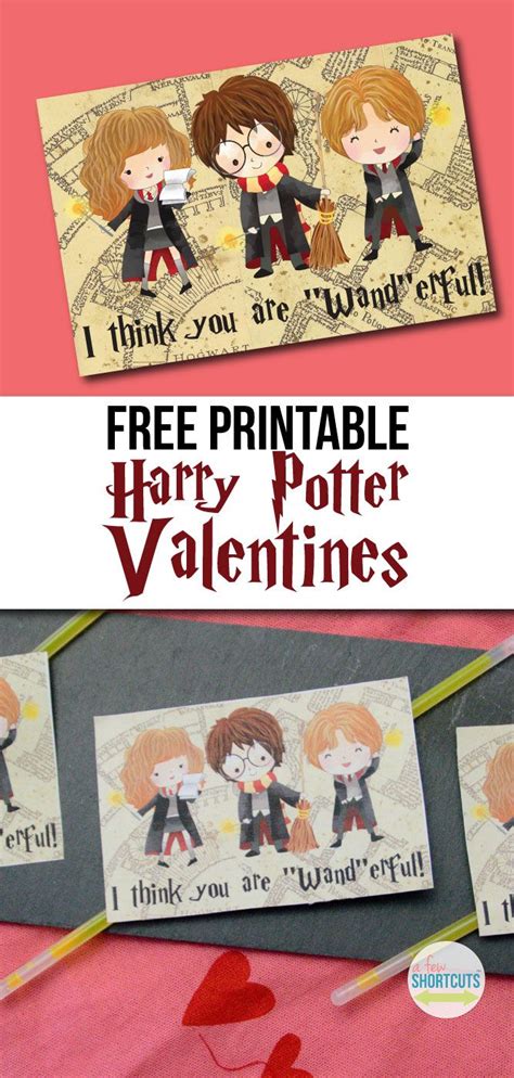 Free Printable Harry Potter Valentines Day Cards Harry Potter