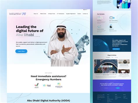 Abu Dhabi Digital Authority By Ahmed Ali On Dribbble