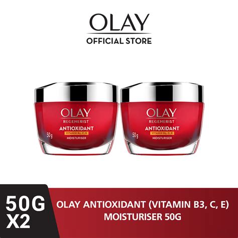 Bundle Of Olay Antioxidant Moisturiser Vitamin B C E Face Cream