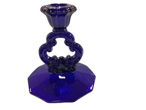 Lot Cambridge Royal Blue Candlestick