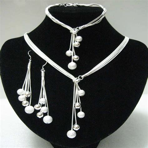 925 Sterling Silver Sets For Women Top Quality Wedding Jewelry