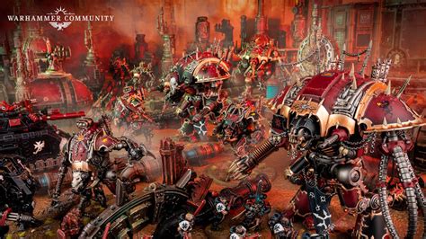 Warhammer 40K Chaos Knights Army Box Review | TechRaptor