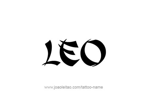 Leo Horoscope Name Tattoo Designs - Page 4 of 5 - Tattoos with Names