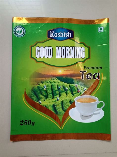 Printed Glossy Tea Packaging Pouch Heat Sealed At Rs Kg In Lucknow