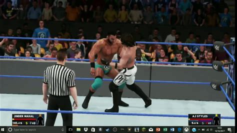 Jinder Mahal Vs Aj Styles WWE Championship SDLive YouTube