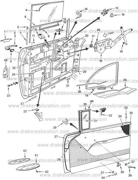 DOORS 1955 1956 1957 Tri Five Chevy Parts United States