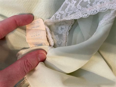 Vintage S S Green Daisy Sheer Babydoll Lingerie By Chase Top Etsy