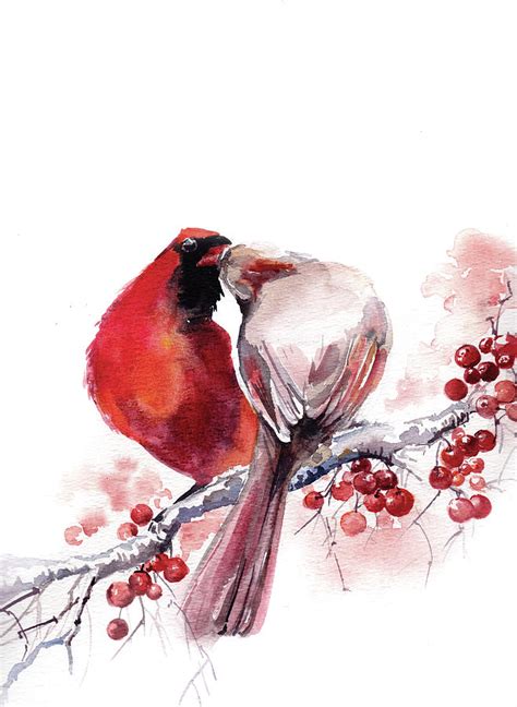 Love Birds Painting By Sophia Rodionov