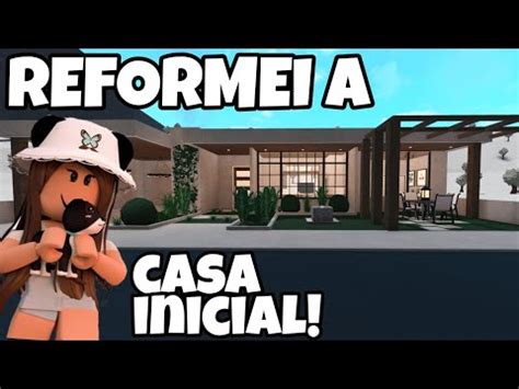 TRANSFORMEI A CASA INICIAL DO BLOXBURG EM UMA MANSÃO ROBLOX YouTube