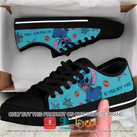 BEST Stitch Kiss My Ass Canvas Low Top Sneaker Express Your Unique Style With BoxBoxShirt