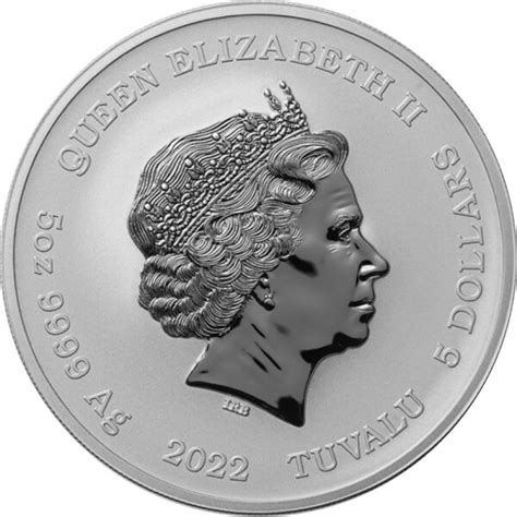 Tuvalu Olympische Götter 6 Ausgabe Aphrodite 2022 5 oz Silber 357 00