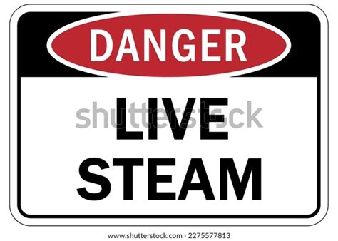 Hot Steam Warning Sign Labels Stock Vector Royalty Free 2275577813 Shutterstock