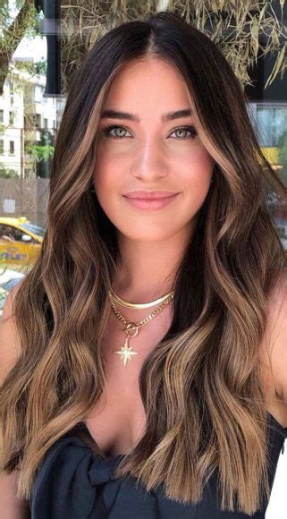 55 Spring Hair Color Ideas Styles For 2021 Dark Hair With Honey Blonde