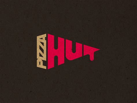 Pizza Hut logo redesign by Dávid Orosz on Dribbble