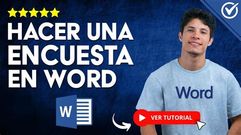 Cómo Hacer una ENCUESTA en Word Conoce la Opinión de Otras