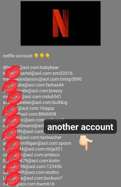 Free Netflix Accounts Passwords Updated Working Artofit