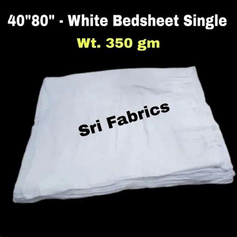 Hospital White Bed Sheet For Covid Bedsheet Hospitals Size X