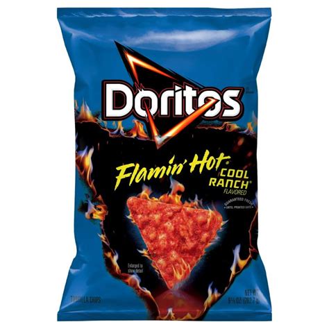 楽天市場ドリトス フレーミンホット クールランチ味 トルティーヤチップス 262 2g Doritos Flamin Hot Cool Ranch Flavored Tortilla