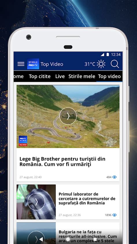 Stirile ProTV APK สำหรบ Android ดาวนโหลด