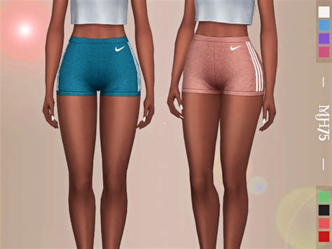 Margeh 75 S S4 Run Nike Shorts Sims 4 Updates Sims 4 Finds Sims