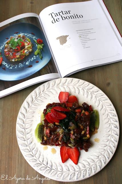 TARTAR DE ATUN ROJO DE ALMABRABA CON FRUTAS El Ágora de Ángeles