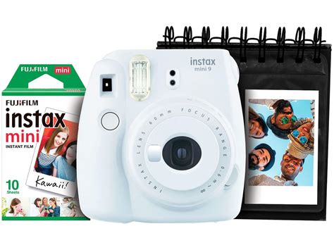 Câmera Instantânea Fujifilm Instax Mini 9 Branco Gelo Acessórios