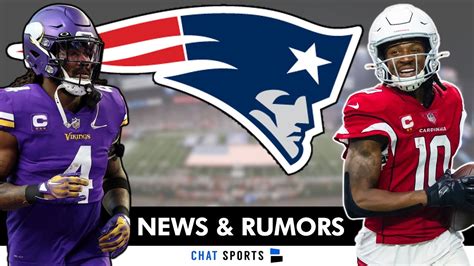 Patriots Favored To Sign Both Deandre Hopkins And Dalvin Cook Cut Trace Mcsorley Patriots