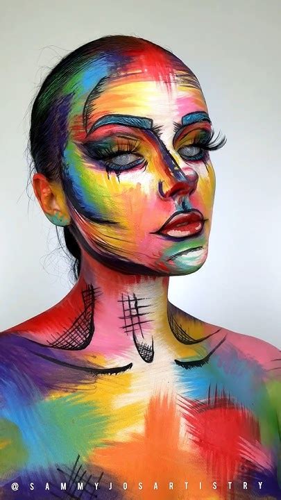 ️🎨👩🏻‍🎨 Bodypaint Bodyart Art Makeup Artist Shorts Painting Youtube