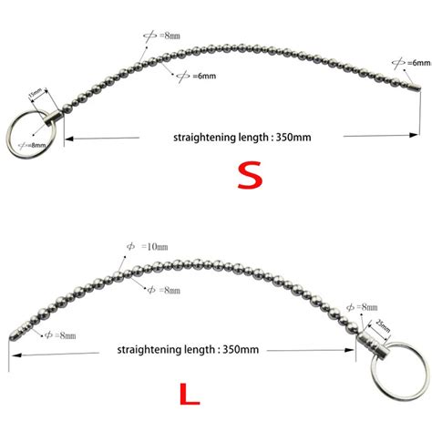 สแตนเลส Urethral ลูกปัดเสียง Rod Solid Urethral เสียง Dilators Dilatation Pinis อวัยวะเพศชาย