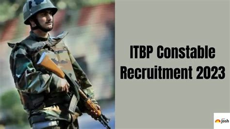 Itbp Recruitment Walk In Interview For Gd Constable Vacancies