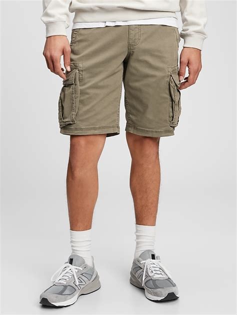 11 Twill Cargo Shorts With Gapflex Gap