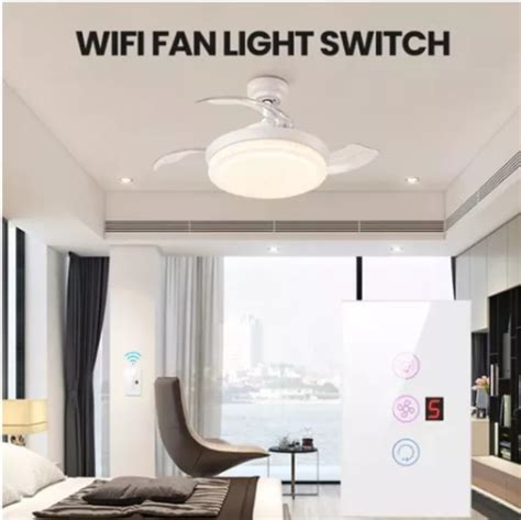 Apagador Inteligente Wifi Abanico Ventilador Con Luz Foco Mi Casa