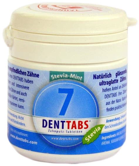 Denttabs Zahnputztabletten Stevia Mint 125 Tabletten Kaufen