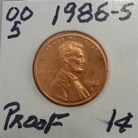 1986 S Gem Proof Cent Memorial Lincoln Cent 005 For Sale Buy Now