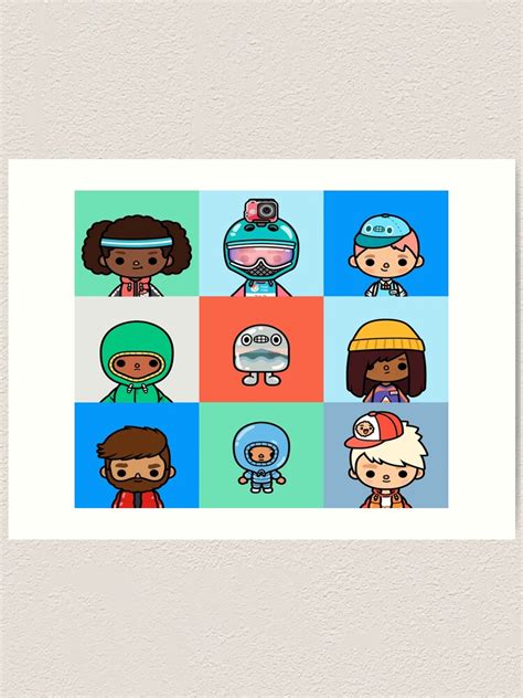 Toca Boca Toca Boca 2021 Toca Life World Art Print For Sale By