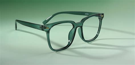 Charlie Oversized Prescription Glasses - Forest Green | Women's ...