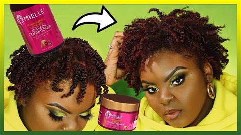 Twist Out On 4c Natural Hair Mielle Organics Pomegranate And Honey Collection Joynavon In