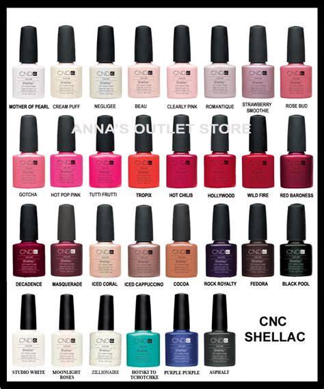 Opi Gel Nail Polish Color Chart Cnd Shellac Uv Nail Polish Romantique