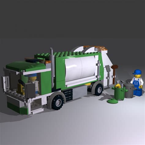 Building instructions for LEGO set number 4432 - Garbage Truck