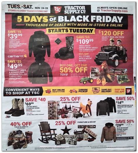 Tractor Supply Black Friday Flyer